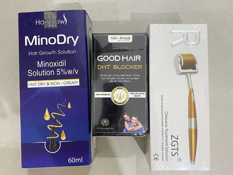 combo ket hop voi minoxidil mang lai hieu qua vuot troi 