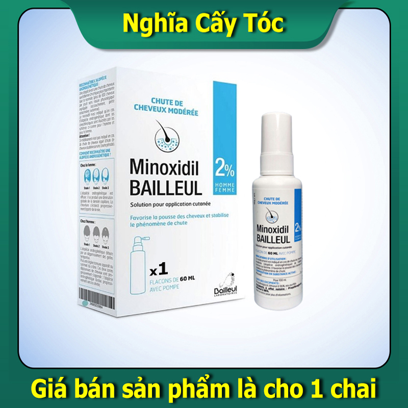 Thuoc xit moc toc Minoxidil Bailleul 2%